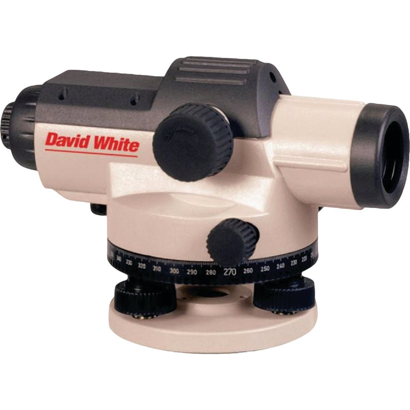 David White 26X Power Automatic Optical Level Kit