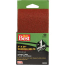 Do it Best 3 In. x 24 In. 80 Grit Heavy-Duty Sanding Belt (2-Pack)