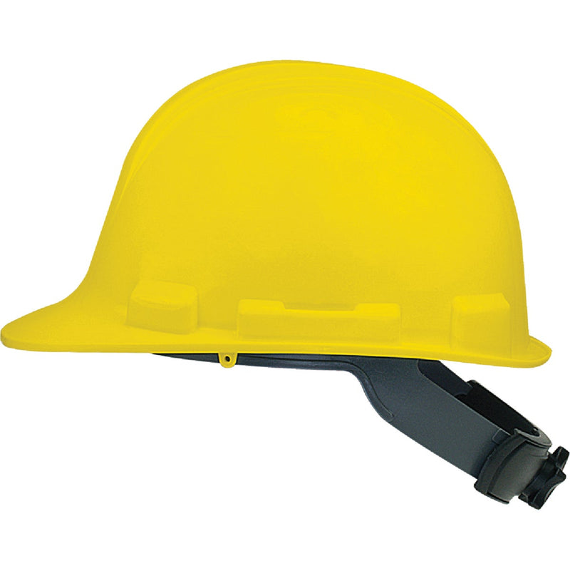 Safety Works Yellow Cap Style Wheel Ratchet Hard Hat