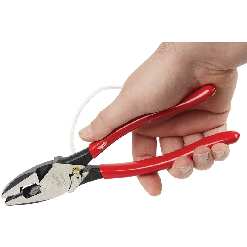 Milwaukee 9 In. Comfort Grip High Leverage Linesman Pliers with Crimper