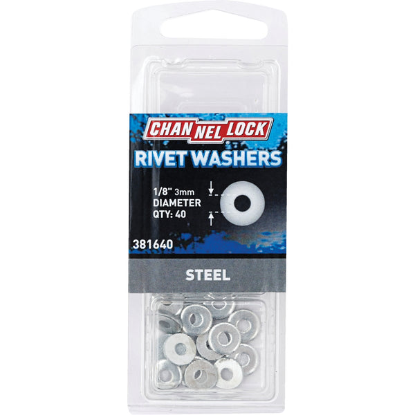 Channellock 1/8 in. Steel Rivet Washer (40-Pack)