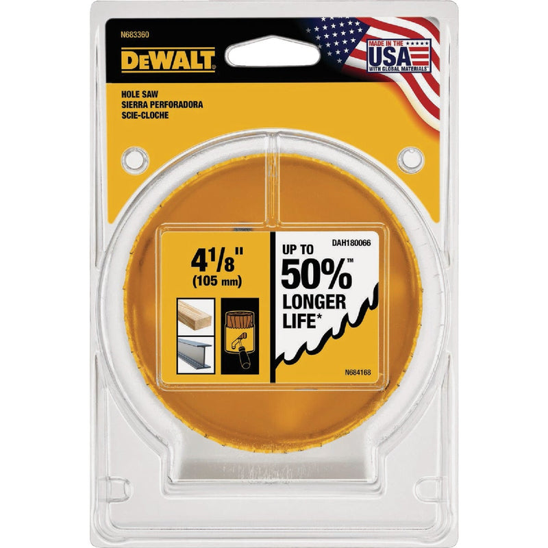 DEWALT 4-1/8 In. Bi-Metal Hole Saw