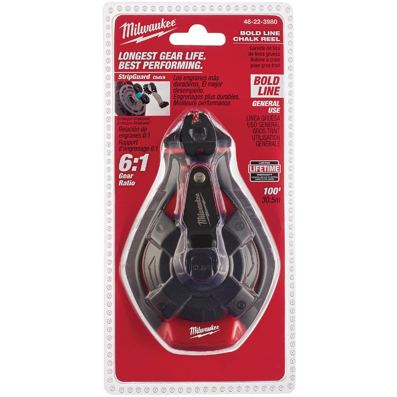 Milwaukee 100 Ft. Bold Line Chalk Reel