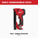 Milwaukee 1 In. x 3/4 In. Insulated Cable Staples (600-Count)