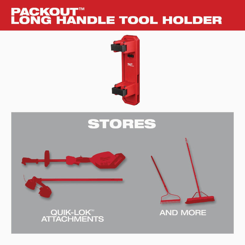 Milwaukee PACKOUT Long Handle Tool Holder, 15 Lb. Capacity