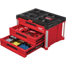 Milwaukee PACKOUT 3-Drawer Toolbox, 50 Lb. Capacity