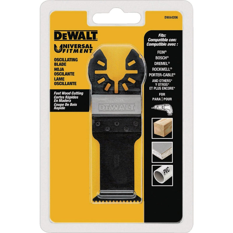 DEWALT Universal Fitment Bi-Metal Fast Cut Oscillating Wood Blade