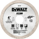 DEWALT High Performance 4 In. Continuous Rim Dry/Wet Tile Diamond Blade