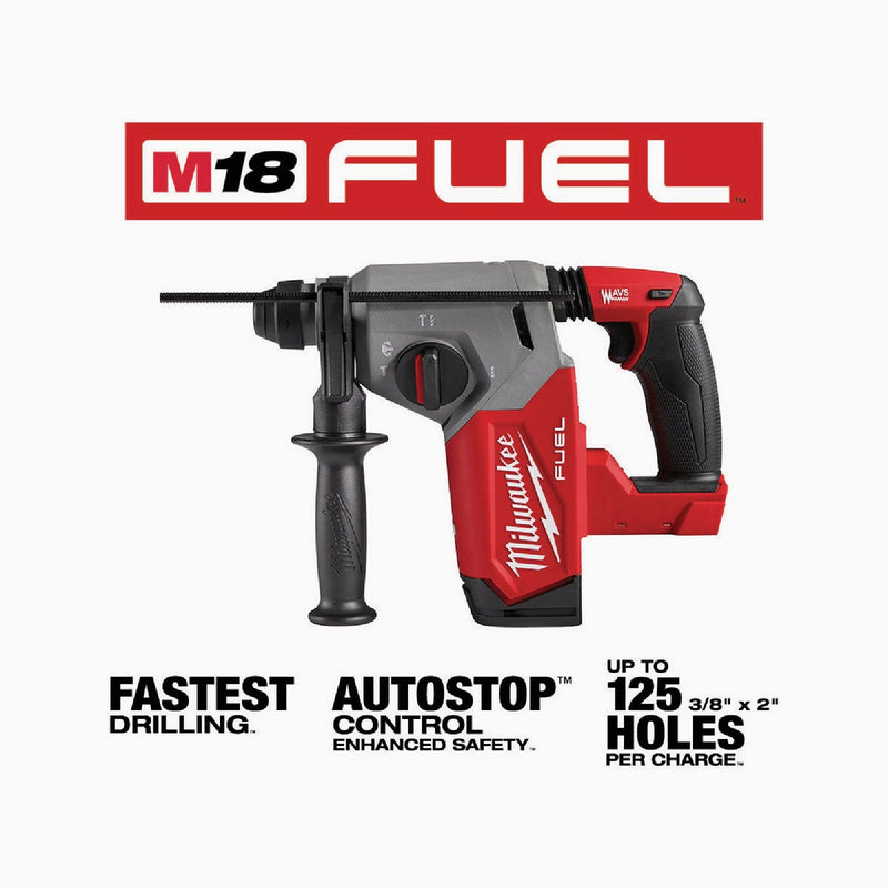 Milwaukee M18 FUEL Brushless 1 In. SDS-Plus Cordless Rotary Hammer (Tool Only)