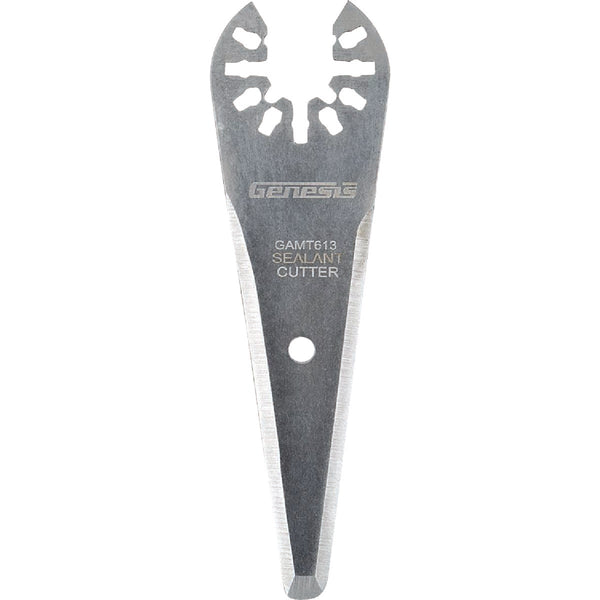 Genesis 3 In. Stainless Steel Tapered Sealant Cutting Oscillating Blade