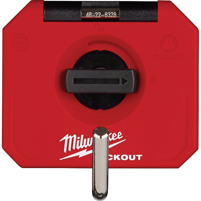 Milwaukee PACKOUT 4 In. Single Straight Hook, 15 Lb. Capacity