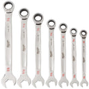 Milwaukee Standard 12-Point Ratcheting Combination Wrench Set (7-Piece)