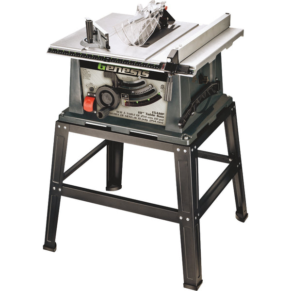 Genesis 15-Amp 10 In. Table Saw with Stand