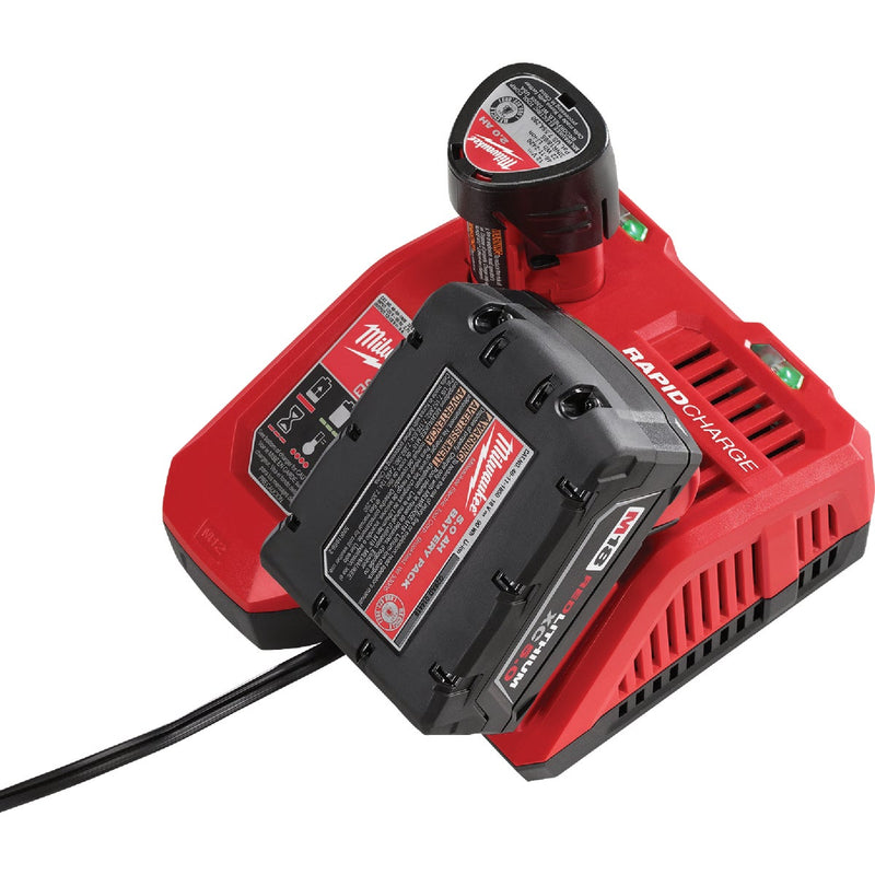 Milwaukee M12/M18 Lithium-Ion Multi-Voltage Rapid Battery Charger