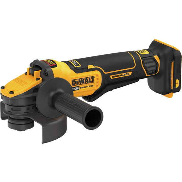 DEWALT 20V MAX 4-1/2 In. / 5 In. Brushless Cordless Angle Grinder with Paddle Switch & FLEXVOLT ADVANTAGE (Tool Only)
