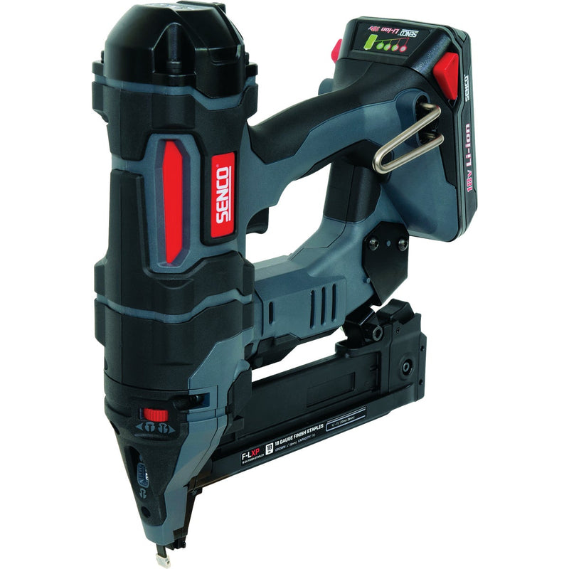 Senco Fusion F-LXP 18V 18-Gauge 1/4 In. Crown Cordless Finish Stapler Kit with 3.0 Ah Battery & Charger