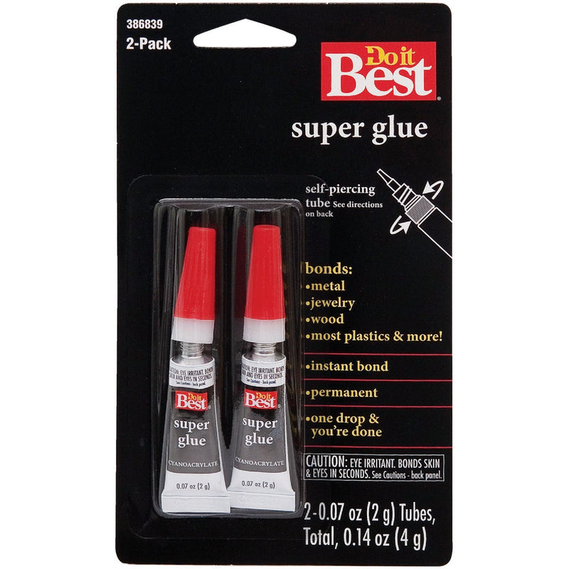 Do it Best 0.07 Oz. Liquid Super Glue (2-Pack)