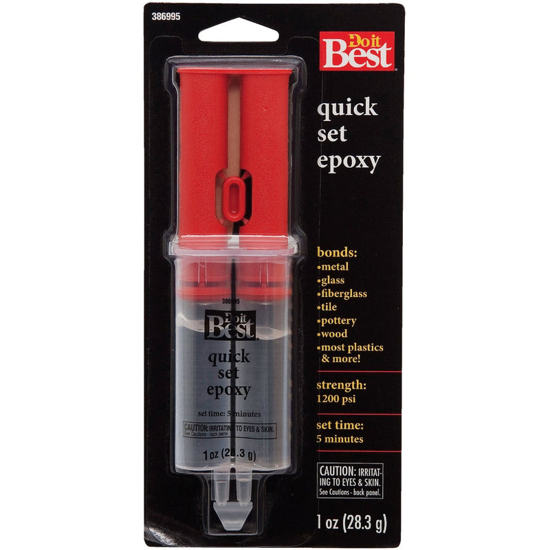 Do it Best 1 Oz. Quick Set Epoxy Syringe