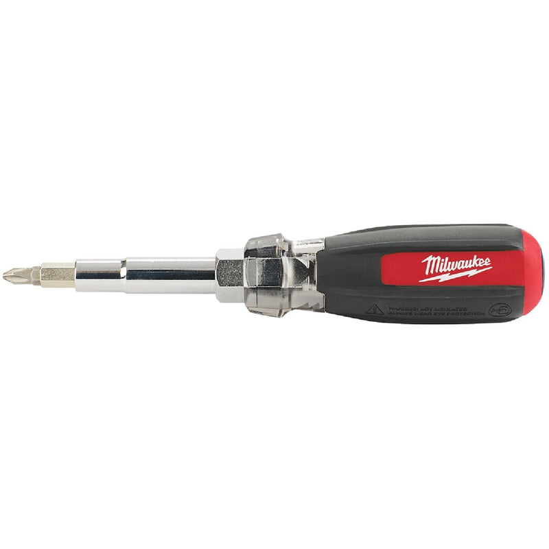 Milwaukee 13-in-1 Cushion Grip Multi-Bit Screwdriver with ECX