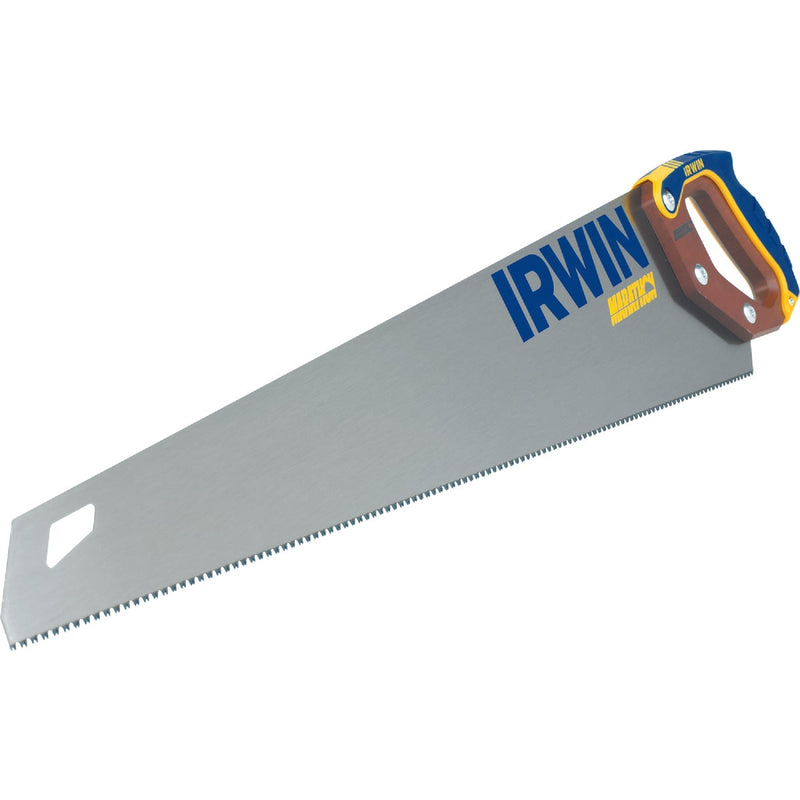 Irwin 24 In. L. Blade 12 PPI Wood, Rubberized Grip Handle Hand Saw