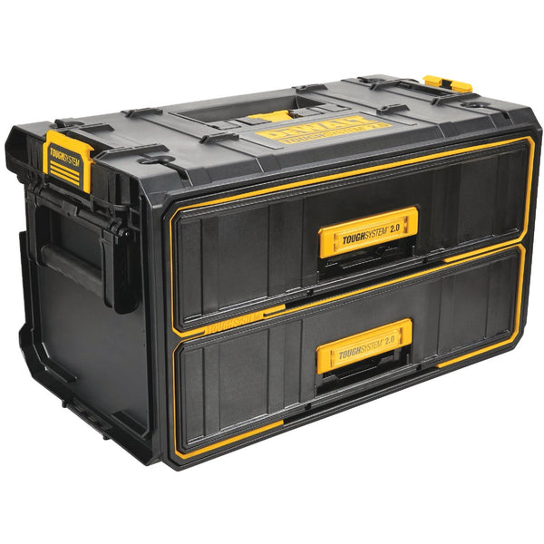 DEWALT ToughSystem 2.0 2-Drawer Toolbox, 22 Lb. Capacity