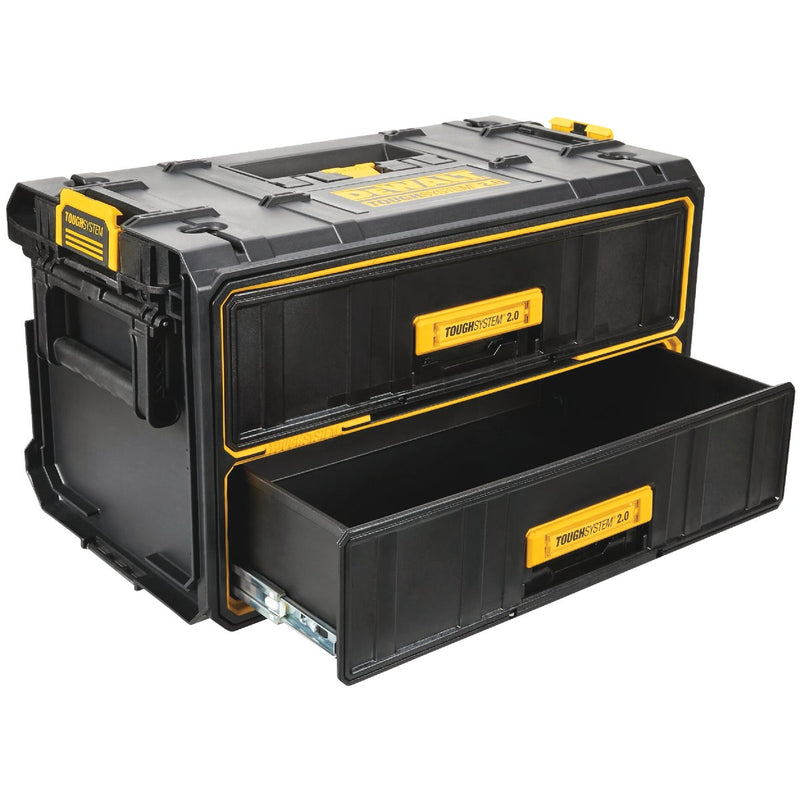 DEWALT ToughSystem 2.0 2-Drawer Toolbox, 22 Lb. Capacity