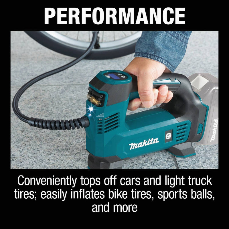 Makita 18-Volt LXT Lithium-Ion 120 psi Cordless Inflator (Tool Only)