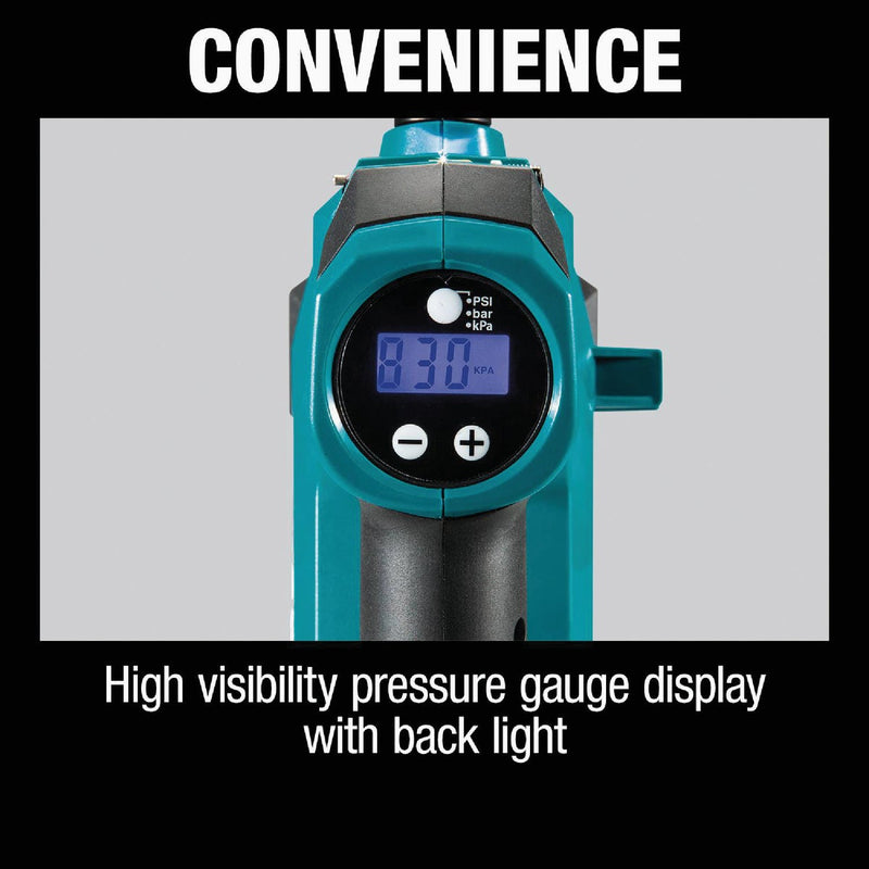 Makita 18-Volt LXT Lithium-Ion 120 psi Cordless Inflator (Tool Only)