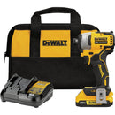 DEWALT ATOMIC 20V MAX Brushless 1/4 In. Compact Cordless Impact Driver Kit with 2.0 Ah Battery & Charger