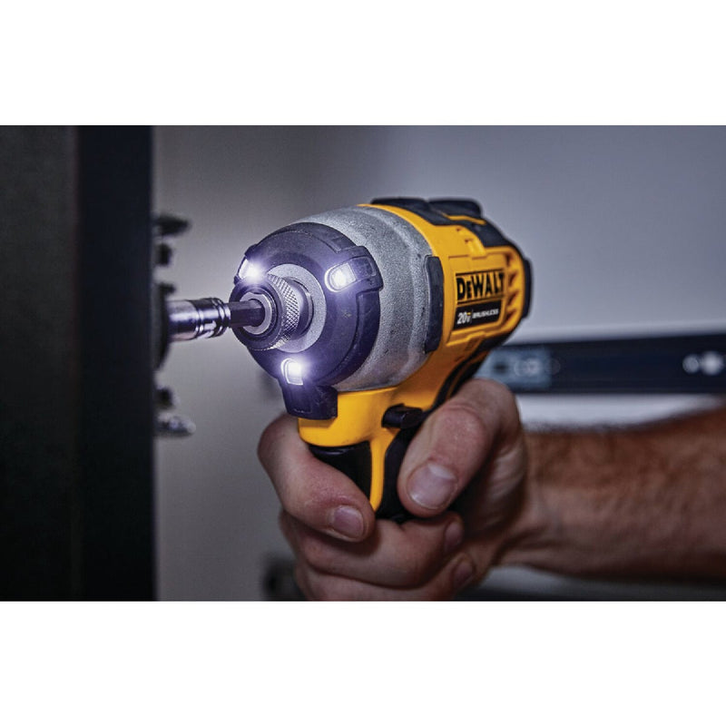 DEWALT ATOMIC 20V MAX Brushless 1/4 In. Compact Cordless Impact Driver Kit with 2.0 Ah Battery & Charger