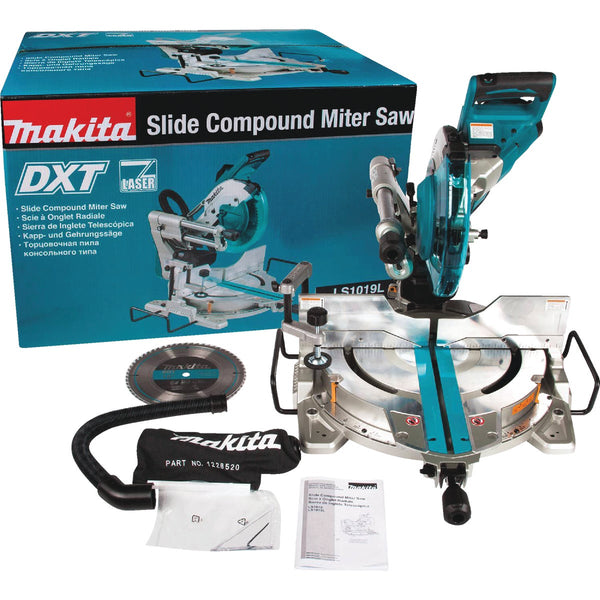 Makita 10 In. 15-Amp Dual-Bevel Sliding Compound Miter Saw with Laser