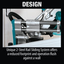 Makita 10 In. 15-Amp Dual-Bevel Sliding Compound Miter Saw with Laser