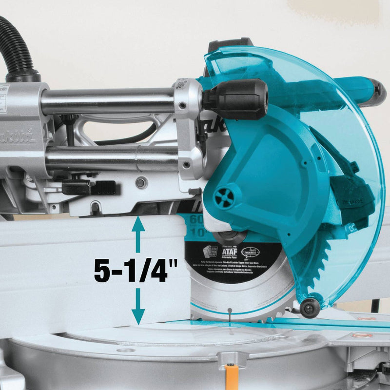Makita 10 In. 15-Amp Dual-Bevel Sliding Compound Miter Saw with Laser