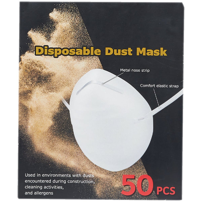 Disposable Dust & Face Mask (50-Pack)