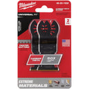 Milwaukee OPEN-LOK 1-3/8 In. Titanium Enhanced Carbide Teeth Multi-Material Oscillating Blade (2-Pack)