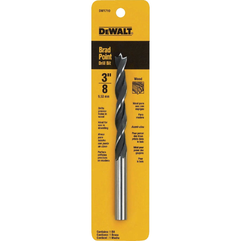 DEWALT 3/8 In. Brad Point Drill Bit