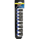 Channellock Metric 3/8 In. Drive 6-Point Shallow Impact Driver Set (8-Piece)