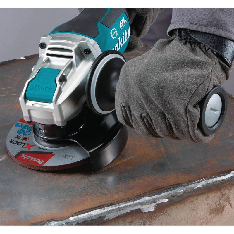 Makita 18 Volt LXT Lithium-Ion 4-1/2 In. - 5 In. Brushless X-LOCK Cordless Angle Grinder with Paddle Switch (Tool Only)