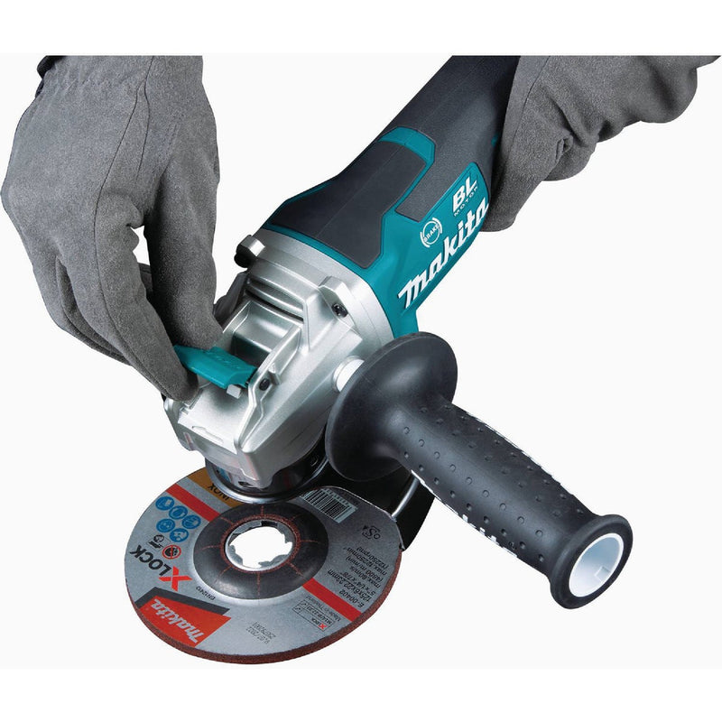 Makita 18 Volt LXT Lithium-Ion 4-1/2 In. - 5 In. Brushless X-LOCK Cordless Angle Grinder with Paddle Switch (Tool Only)