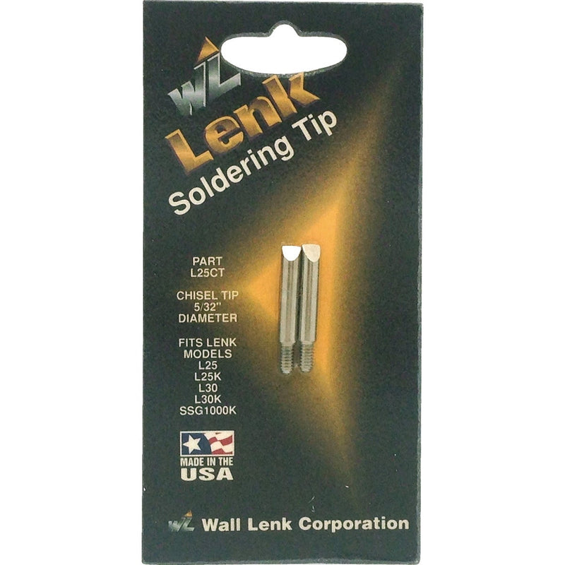 Wall Lenk 0.156 In. Soldering Iron Chisel Tip (2-Pack)