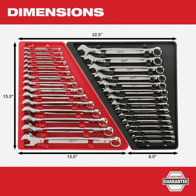 Milwaukee Standard 12-Point Combination Wrench Set (15-Piece)