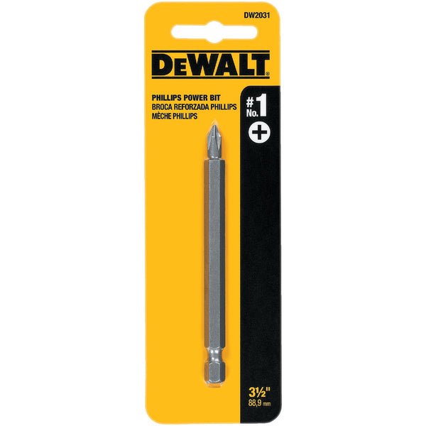 DEWALT Phillips #1 3-1/2 In. 1/4 In. Power Screwdriver Bit