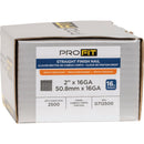 Pro-Fit 2 In. 16 Gauge Electro Galvanized Straight Finish Nail (2500 Ct.)
