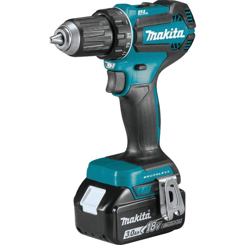 Makita 18-Volt LXT Lithium-Ion 1/2 In. Brushless Cordless Drill/Driver Kit