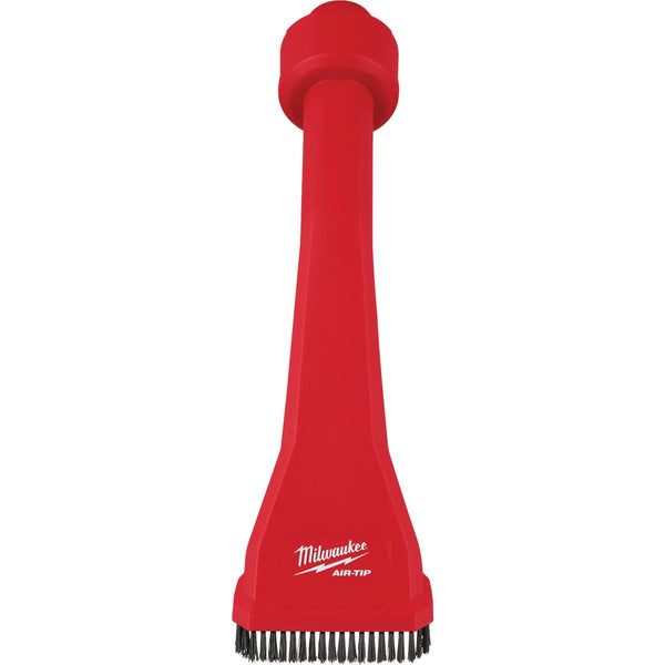 Milwaukee AIR-TIP 1-1/4 In. - 2-1/2 In. Red Plastic Claw Vacuum Nozzle with Brush