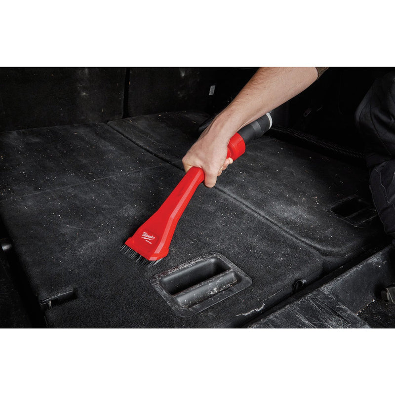 Milwaukee AIR-TIP 1-1/4 In. - 2-1/2 In. Red Plastic Claw Vacuum Nozzle with Brush