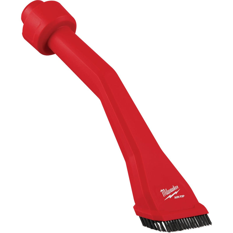 Milwaukee AIR-TIP 1-1/4 In. - 2-1/2 In. Red Plastic Claw Vacuum Nozzle with Brush