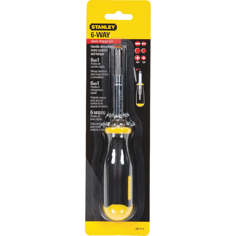 Stanley 6-in-1 Multi-Bit Screwdriver