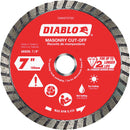 Diablo 7 in. Diamond Continuous Rim Turbo Dry/Wet Diamond Blade