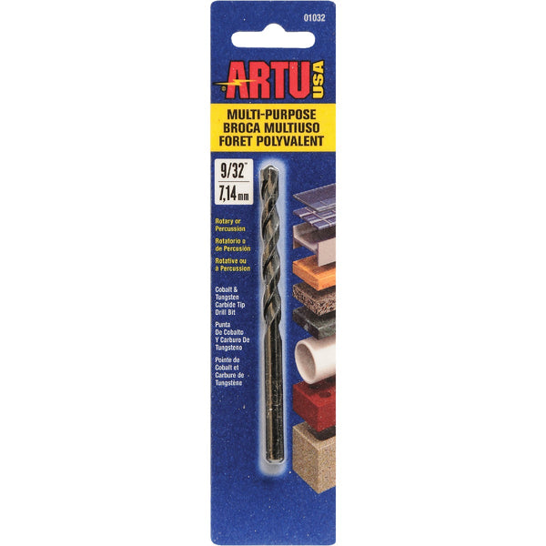 ARTU 9/32 In. Cobalt General Purpose Drill Bit